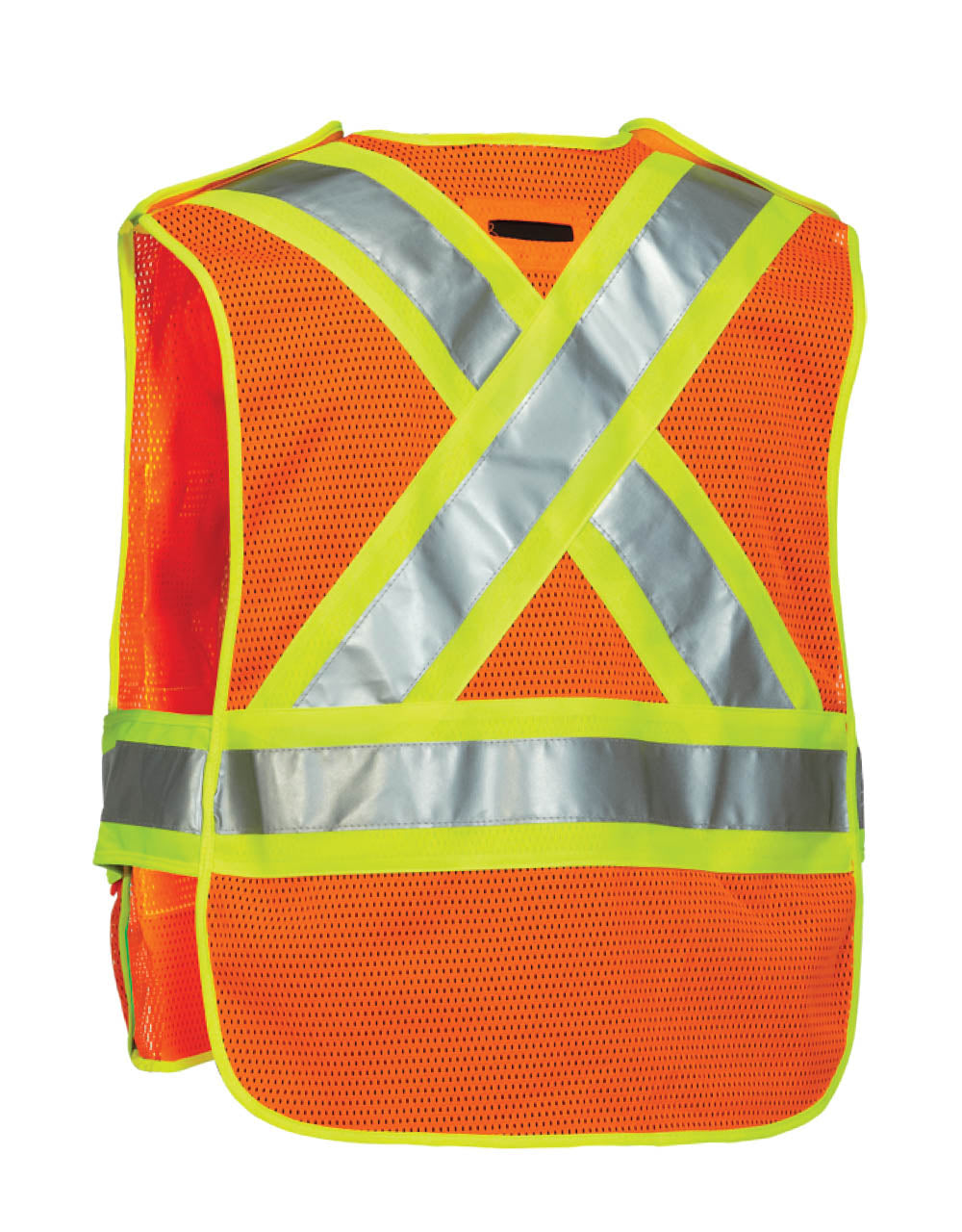 5-Point Tear-Away Hi Vis Mesh Traffic Safety Vest