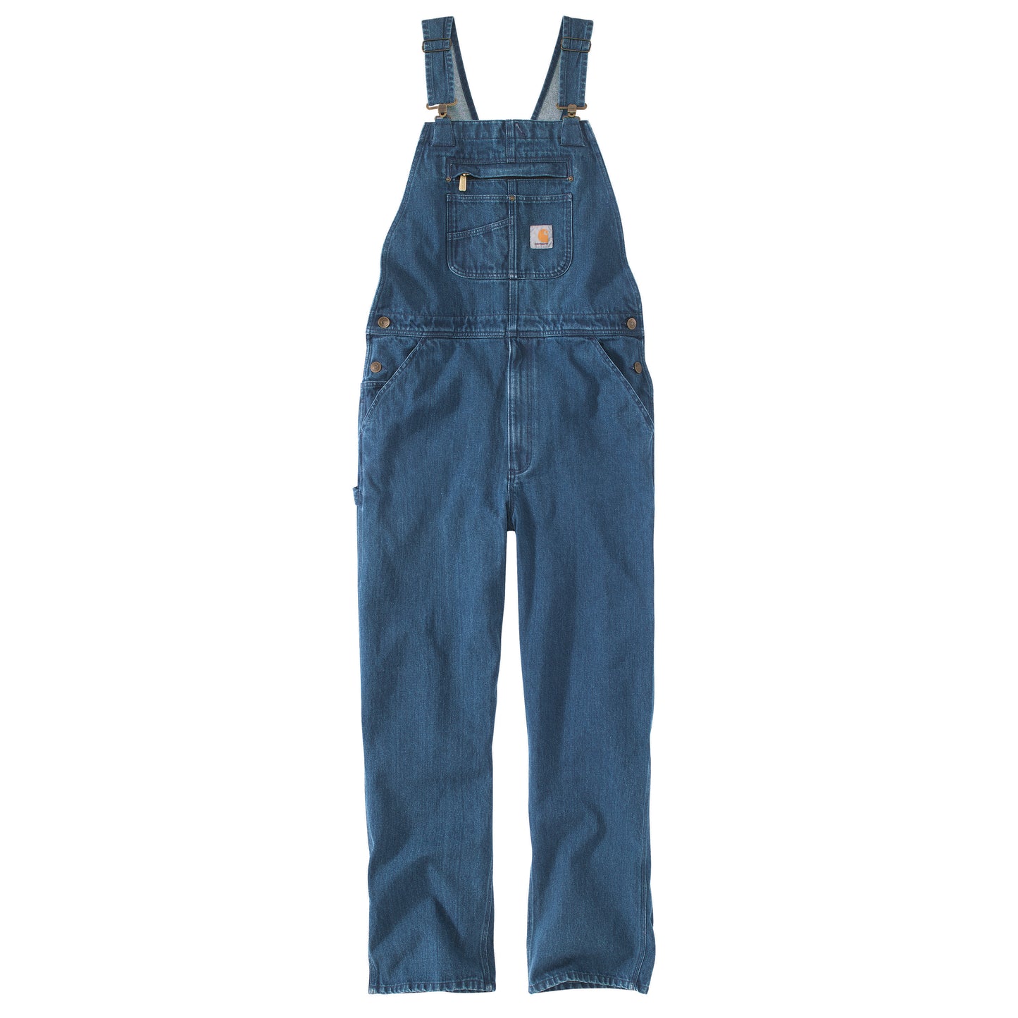 Loose Fit Denim Bib Overall