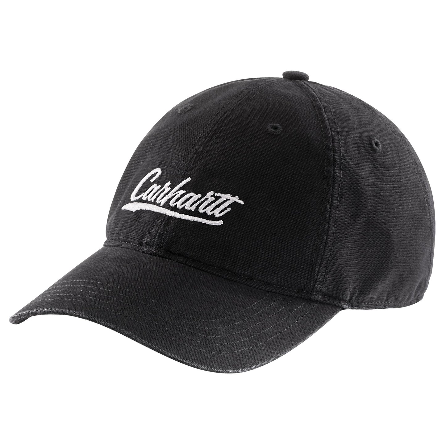 W Canvas Script Graphic Cap
