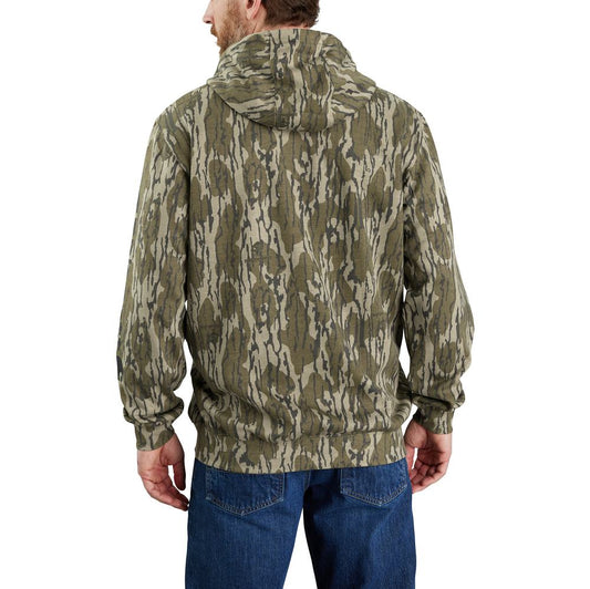 M Loose Fit Midweight Camo Sleeve Graphic Sweatshirt - 105484