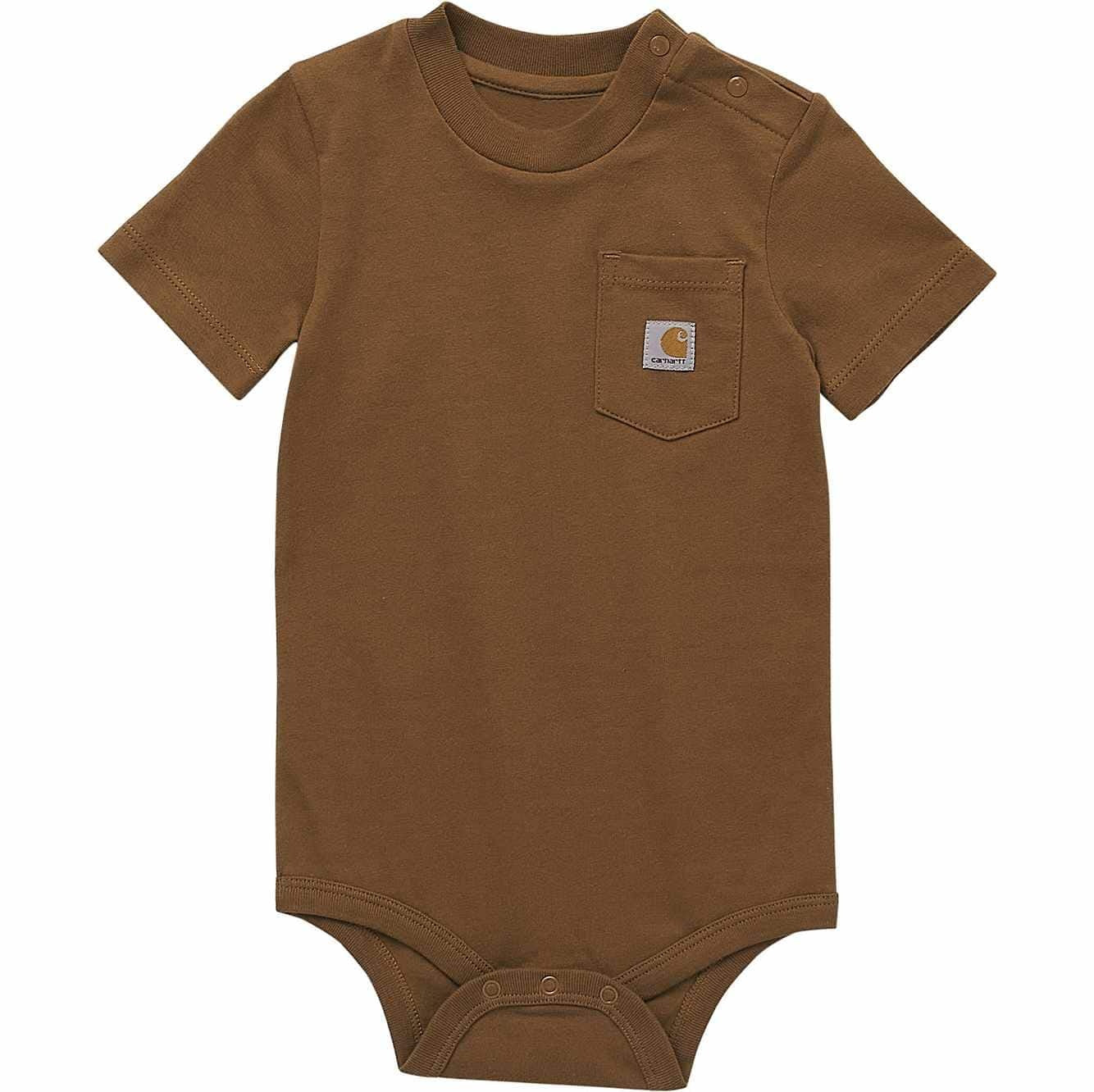 Short-Sleeve Pocket Bodysuit