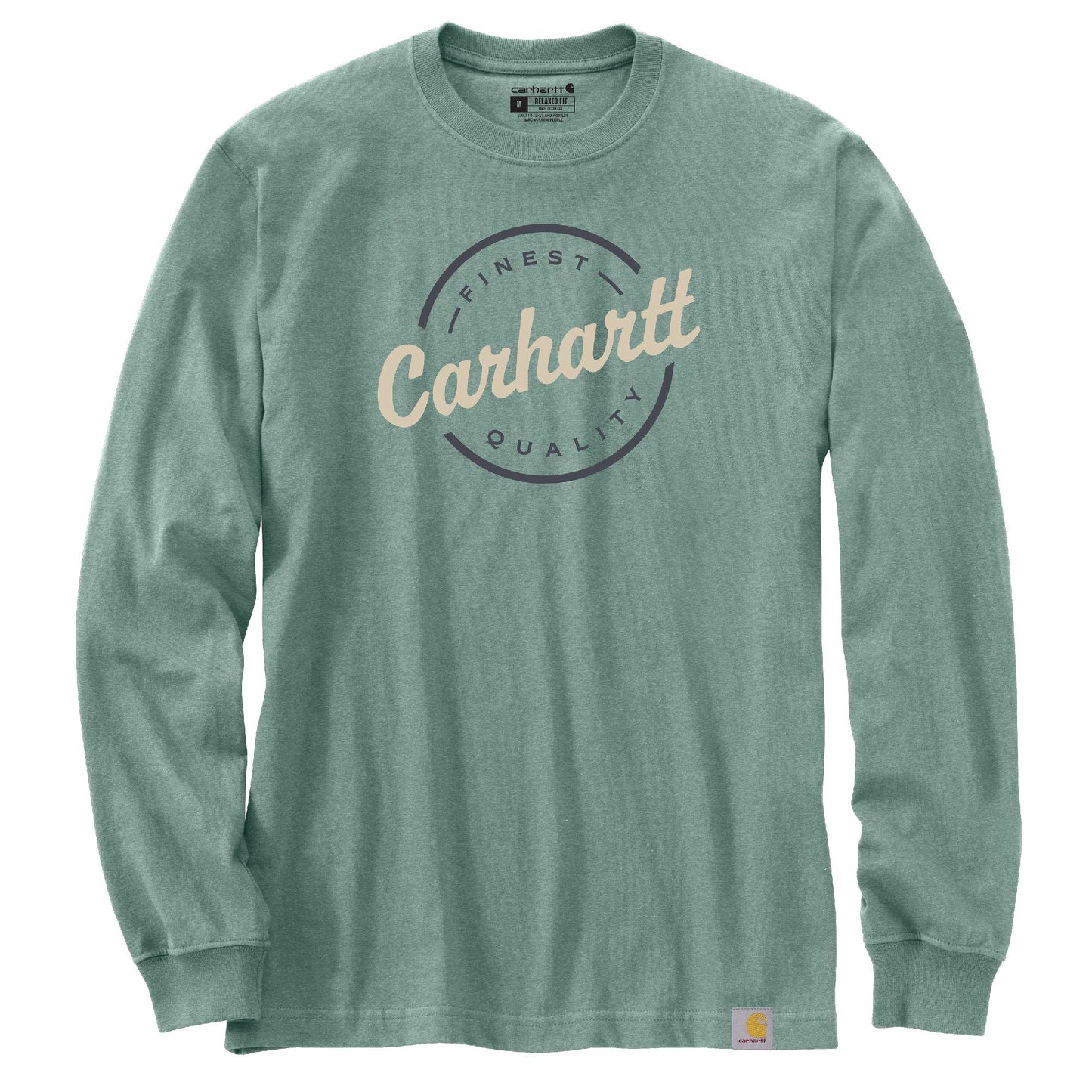.Loose Fit Heavyweight LS Script Graphic T-Shirt