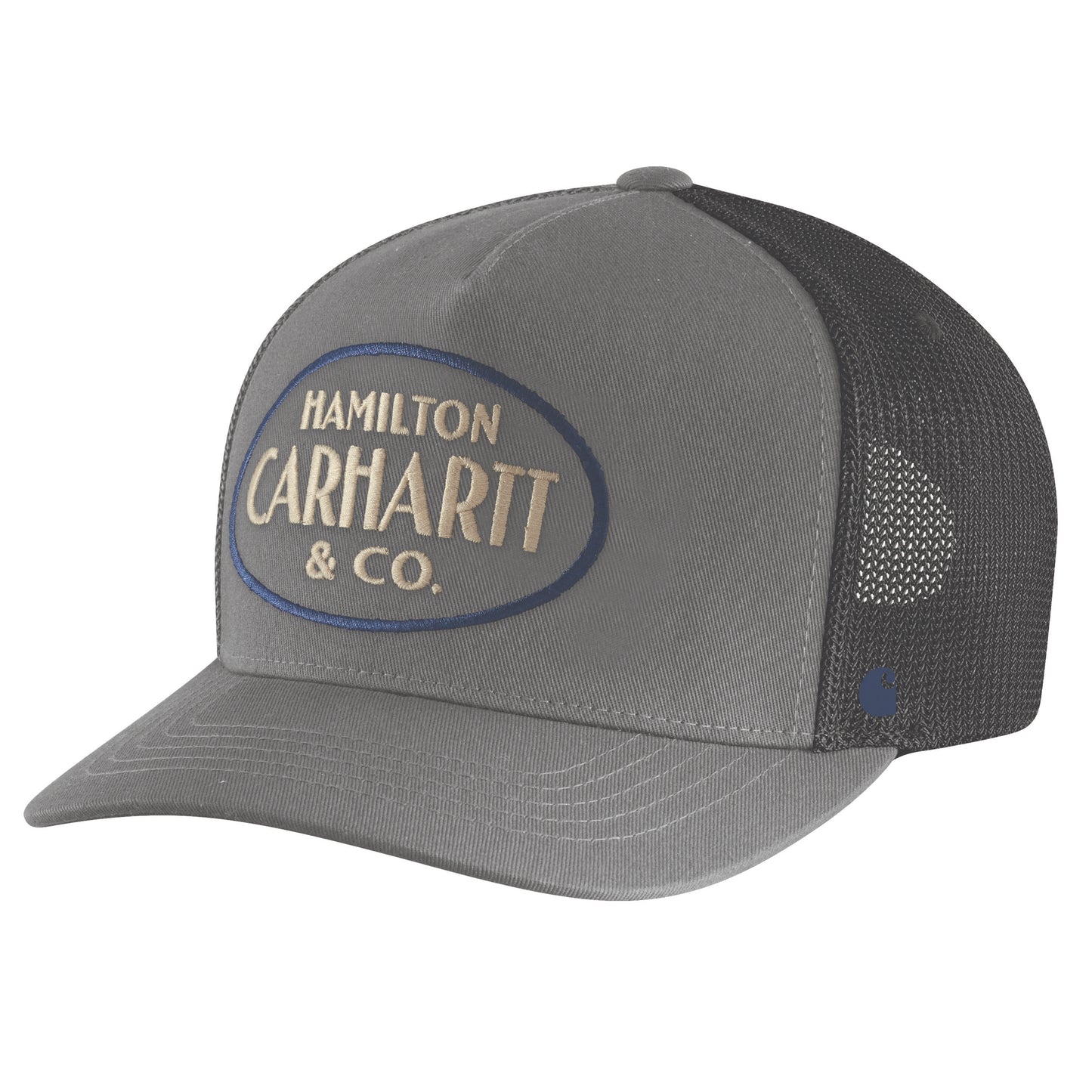 M Twill Mesh Back Hamilton Embroidered Cap
