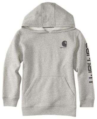 .Fleece Long Sleeve Logo Hooded Graphic Sweatshirt