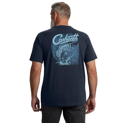 Relaxed Fit Lightweight SS Fish Graphic T-Shirt
