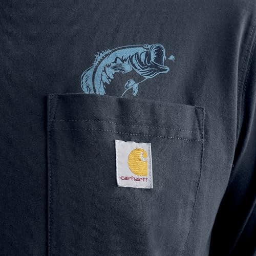 Relaxed Fit Lightweight SS Fish Graphic T-Shirt