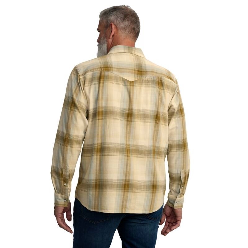 Montana Rugged Flex LS Snap Front Plaid Shirt