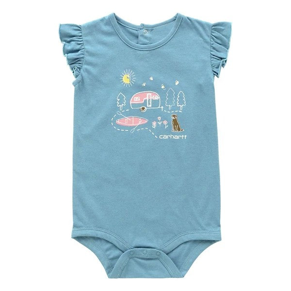 Short-Sleeve Camping Bodysuit