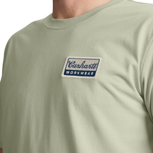 Relaxed Fit Lightweight SS Script Patch T-Shirt