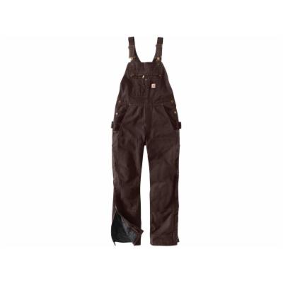 W Relaxed Fit Washed Duck Insulated Bib Overall - 104049