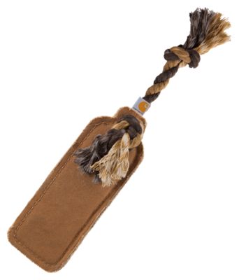 Firm Duck Bumper Dog Felt Chew - Carhartt Brown