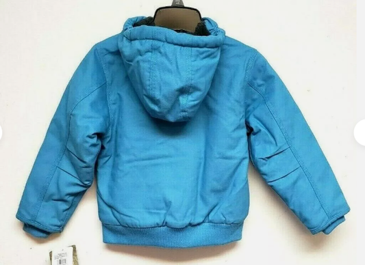 Girls Long Sleeve Active Jacket Flannel Sherpa Lined - Child/Youth