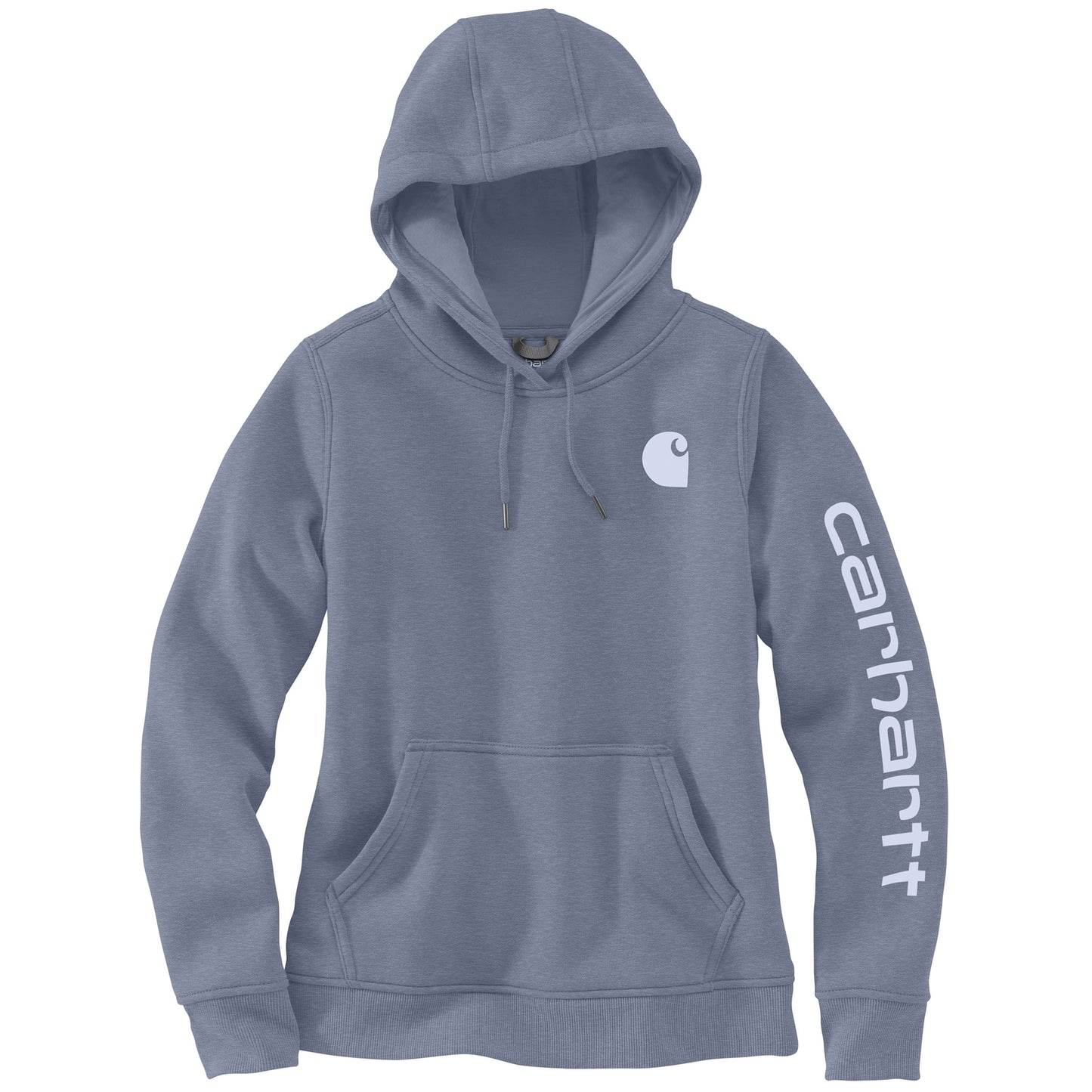 W Relaxed Fit Midweight Logo Sleeve Graphic Hoodie - 102791
