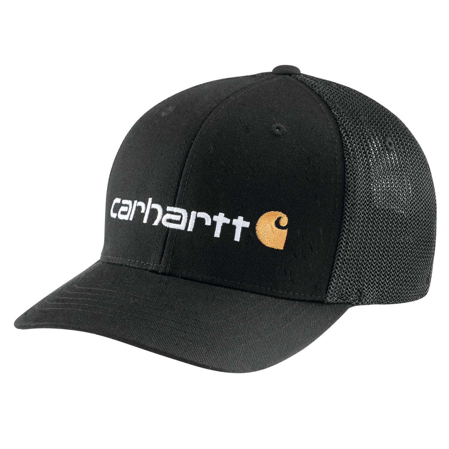 Rugged Flex Fitted Canvas Mesh-Back Logo Graphic Cap