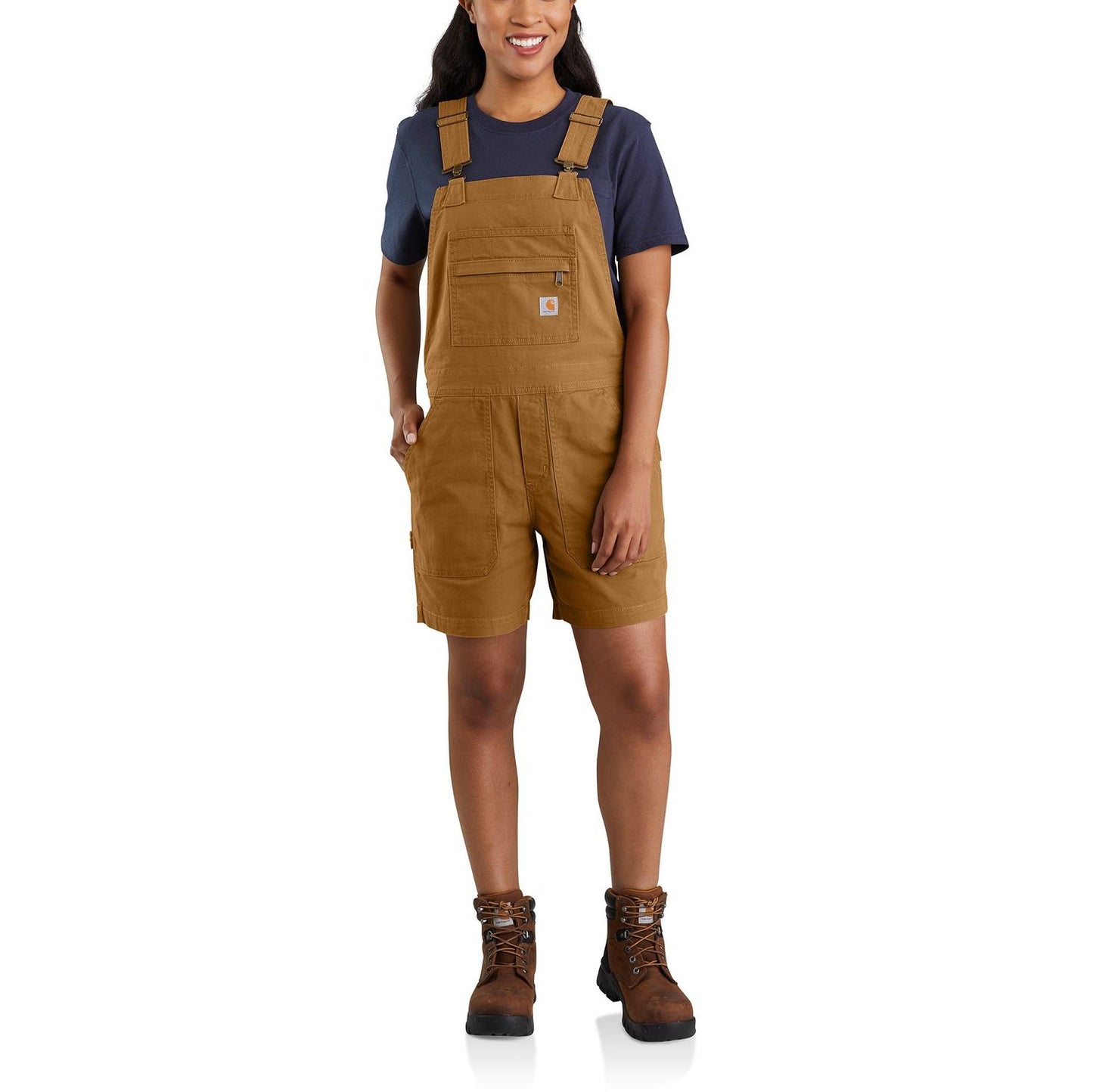 W Rugged Flex Relaxed Fit Canvas Shortall