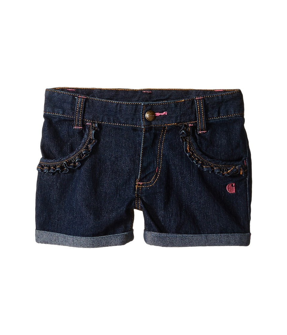 Ruffle Denim Shorts
