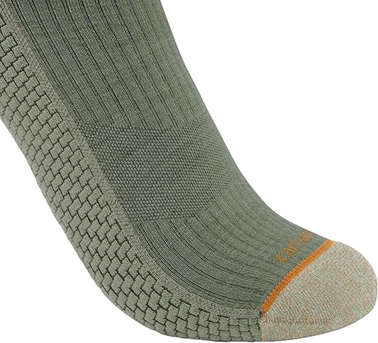 Mens - Force Grid Lightweight Synth-Merino Wool Blend Short Crew Sock