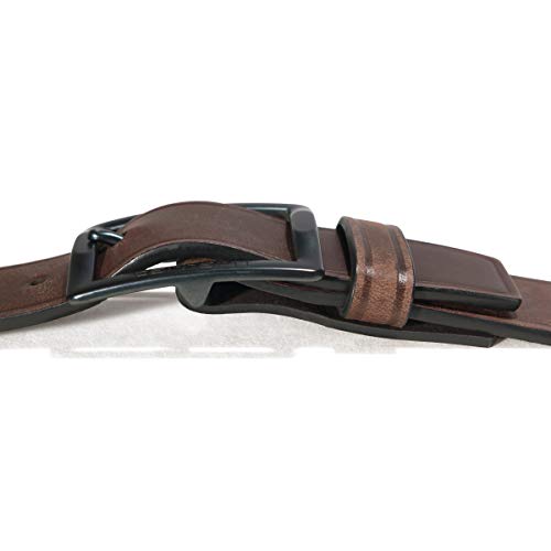 Bridle Leather Heat Creased Belt