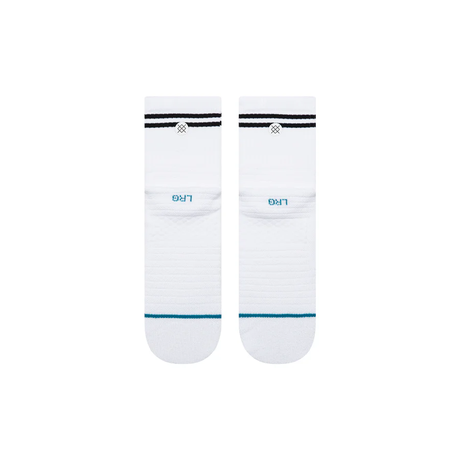 Golf Lined Up Mid Quarter Sock