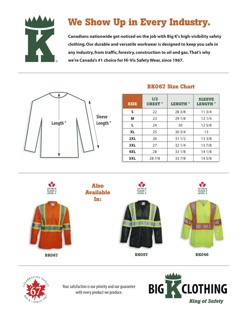 100% Poly Hi-Vis LS Mesh T-Shirt