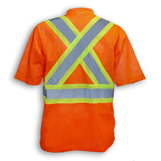 100% Poly Hi-Vis SS Mesh T-Shirt