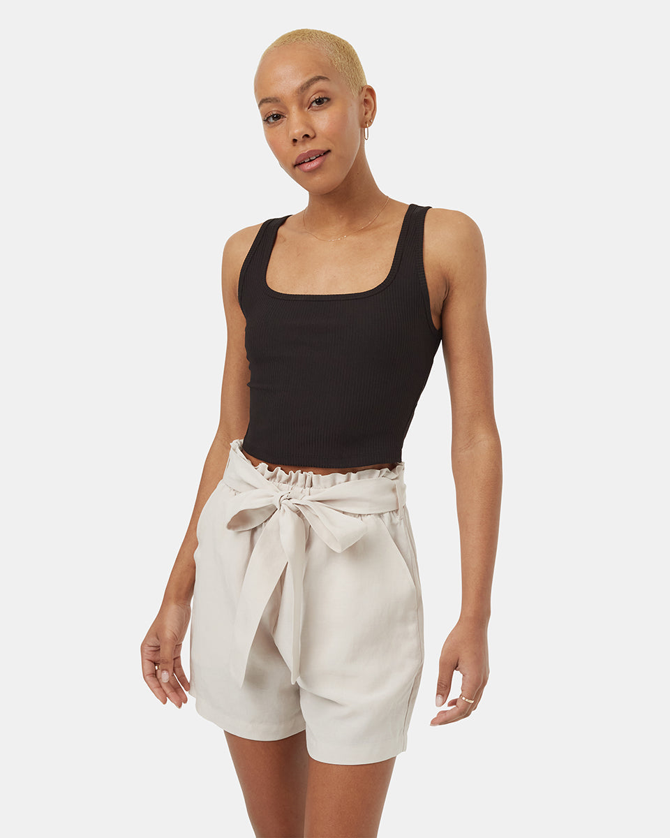 .TechRib Wide Strap Scoop Tank