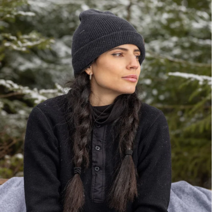 1321 - Merino Wool Rib Toque