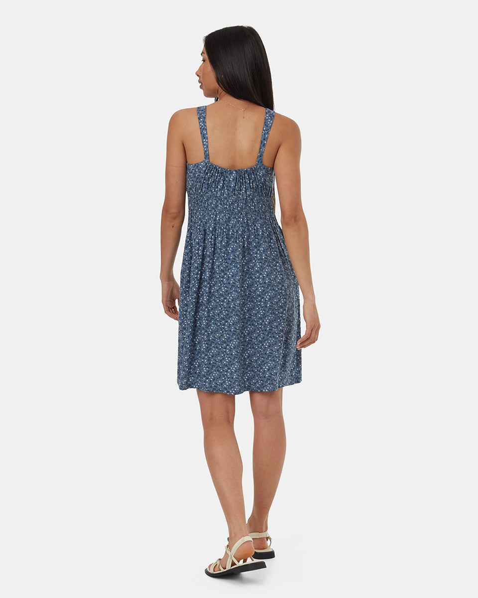 EcoWoven Crepe Smocked Dress