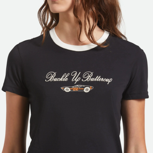 Buckle Up Fitted Crew Tee