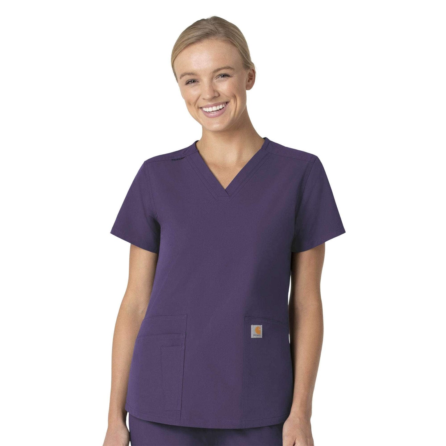 .Multi Pocket V-Neck Top