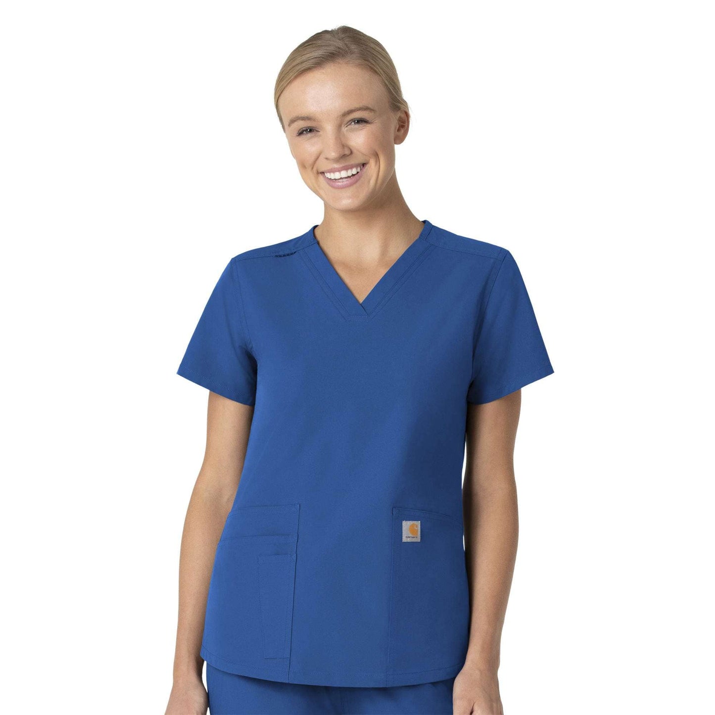 .Multi Pocket V-Neck Top