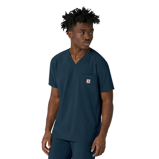 M Force Cross-Flex V-Neck Scrub Top