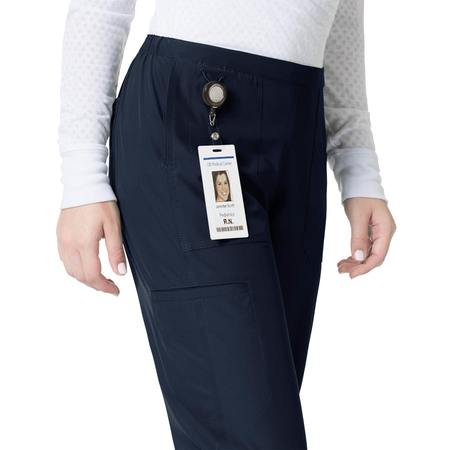 .Flat Front Straight Leg Pant - NVY - Navy