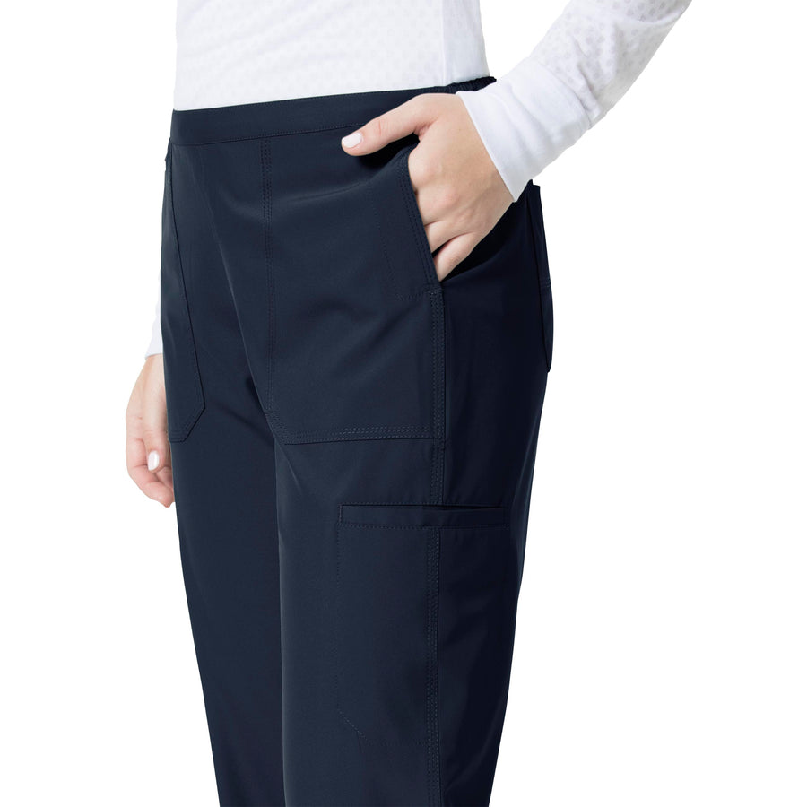 .Flat Front Straight Leg Pant - NVY - Navy