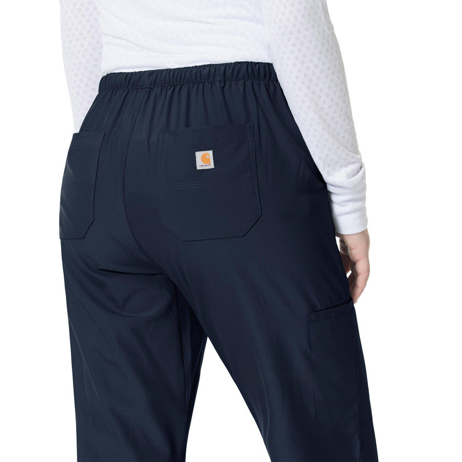.Flat Front Straight Leg Pant - NVY - Navy