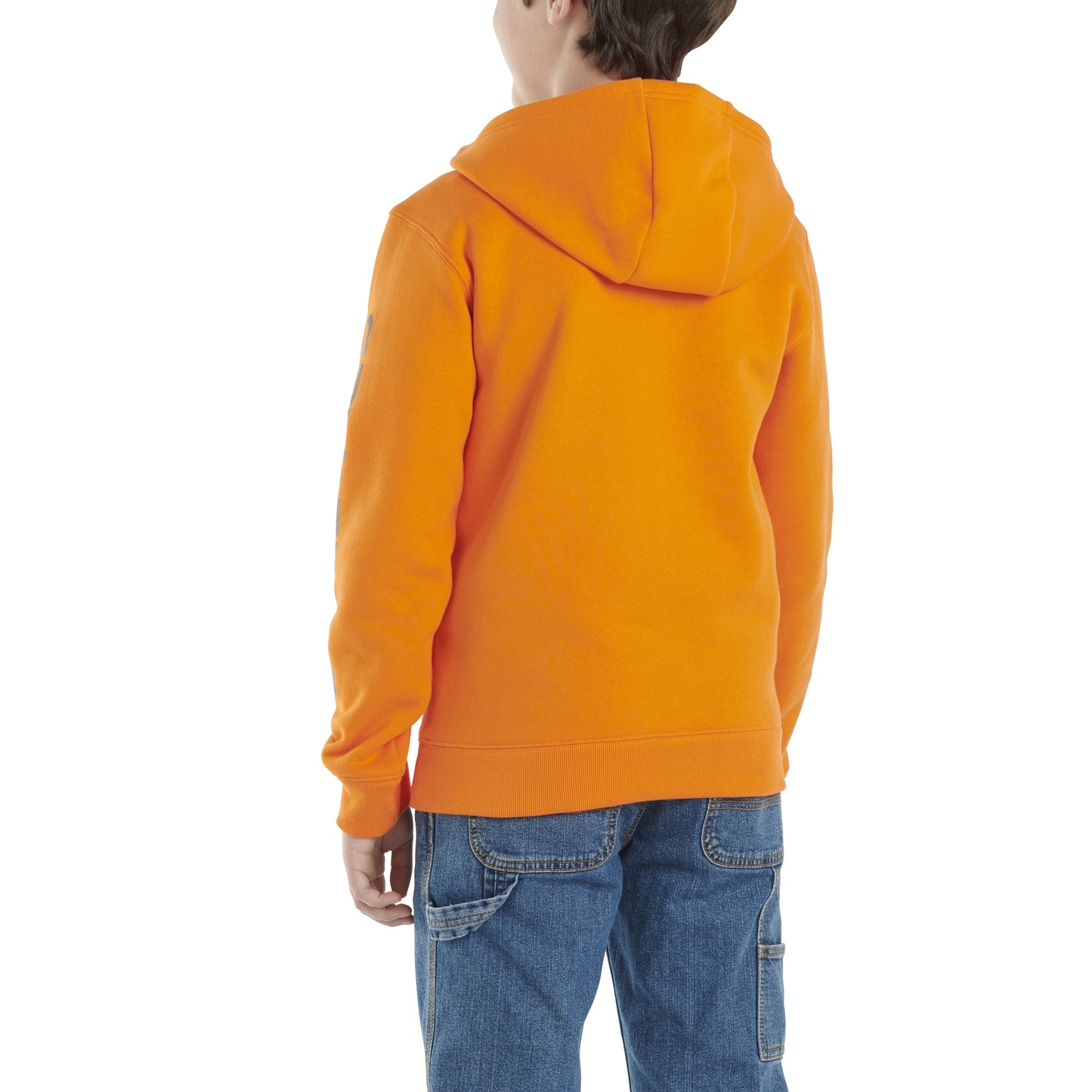 Fleece Long Sleeve Logo Hooded Graphic Sweatshirt