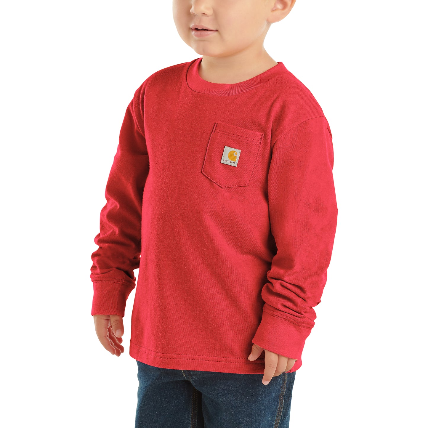 Long-Sleeve Graphic Pocket T-Shirt