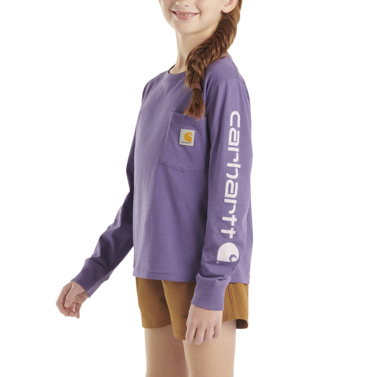 Long-Sleeve Graphic Pocket T-Shirt