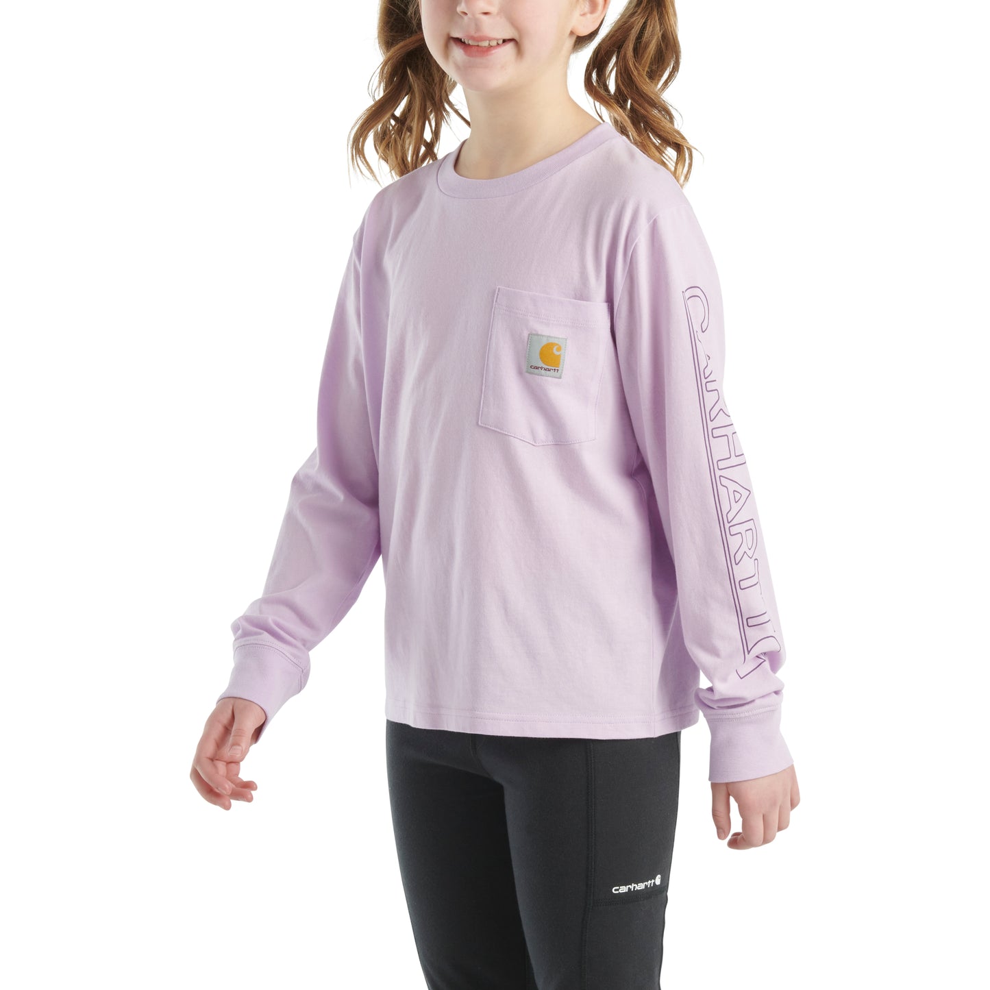 Long-Sleeve Graphic Pocket T-Shirt