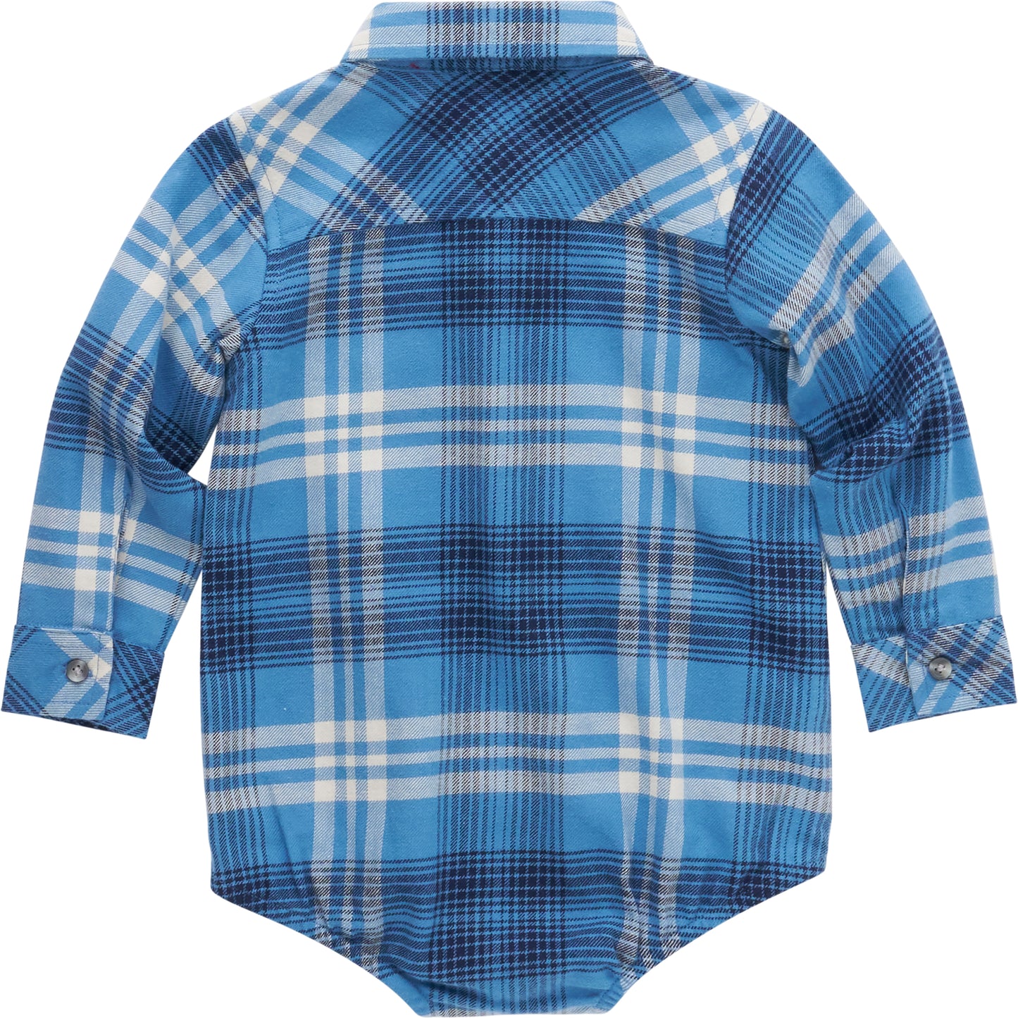 Long-Sleeve Flannel Bodysuit