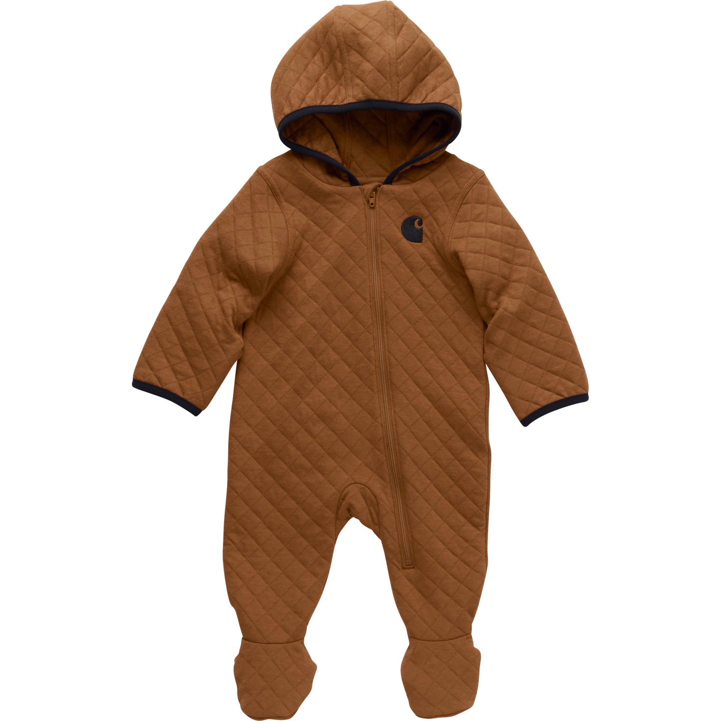 Long-Sleeve Quilted Footed Coverall