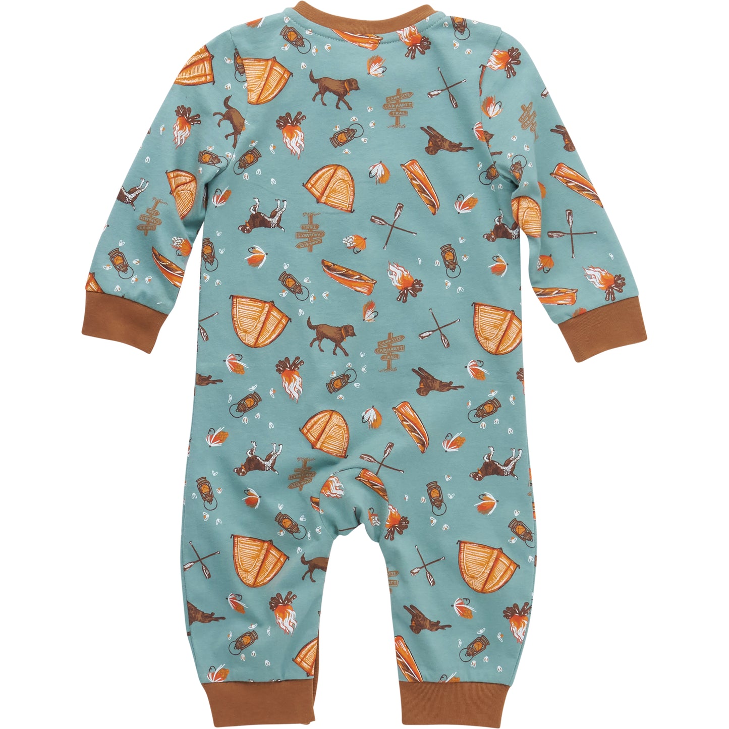 Long-Sleeve Printed Coverall