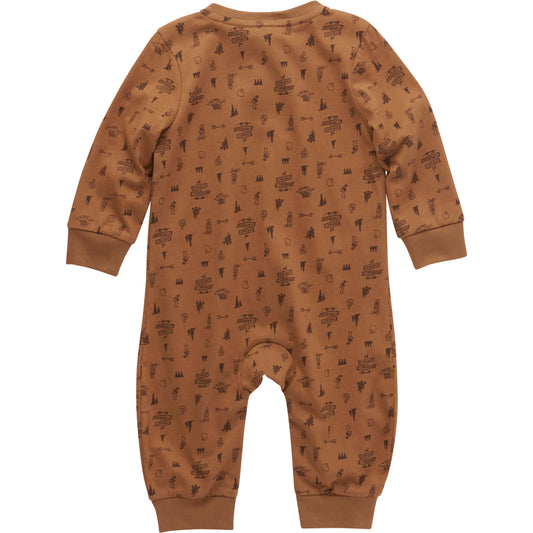 Long-Sleeve Printed Coverall