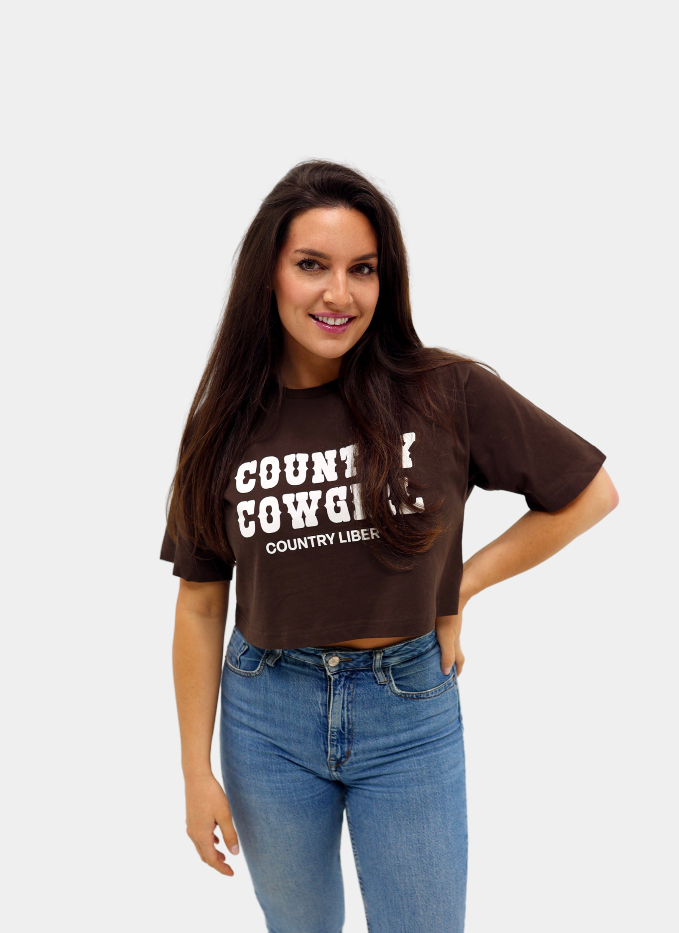 Cowgirl Cropped Festival Tee