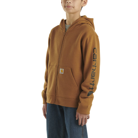 Long-Sleeve Full-Zip Logo Sweatshirt - Child/Youth
