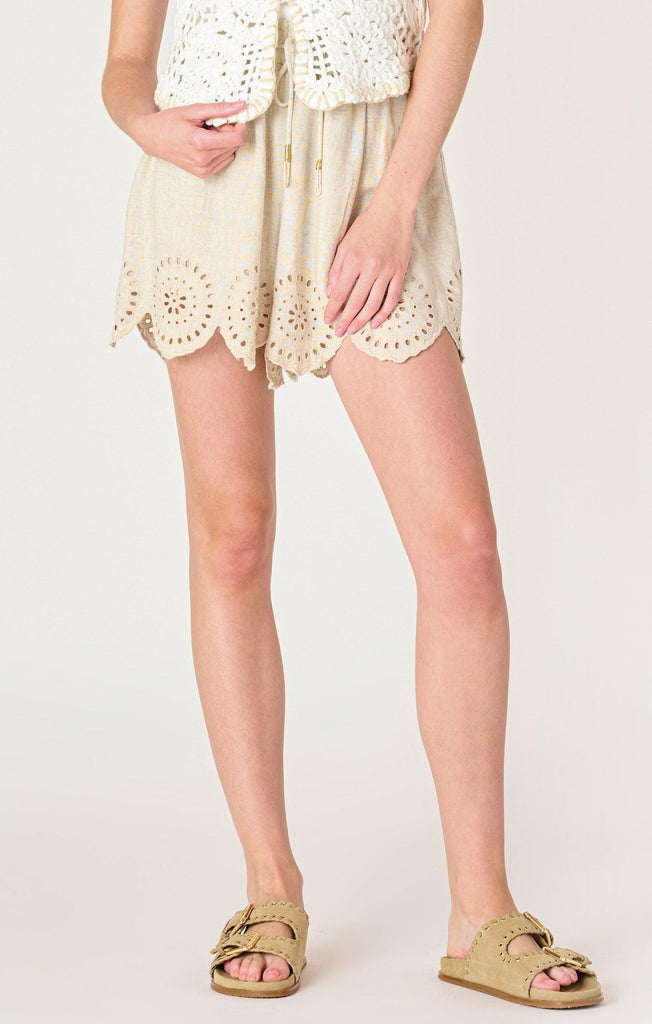Eyelet Pull On Shorts