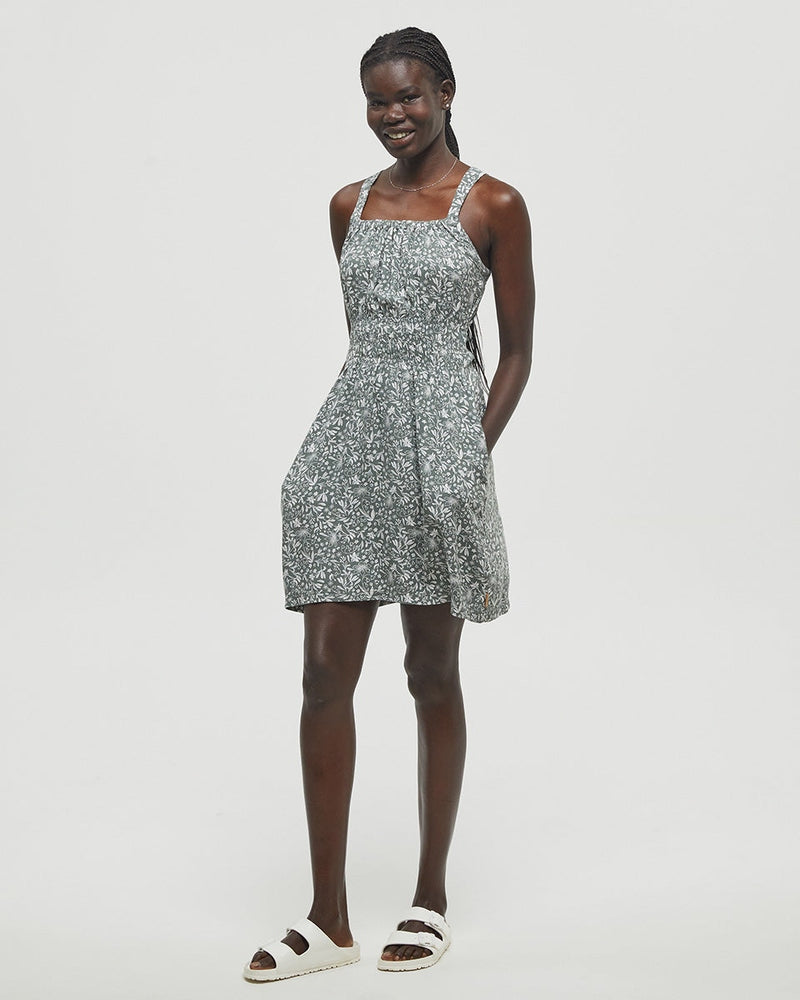 EcoWoven Crepe Smocked Dress