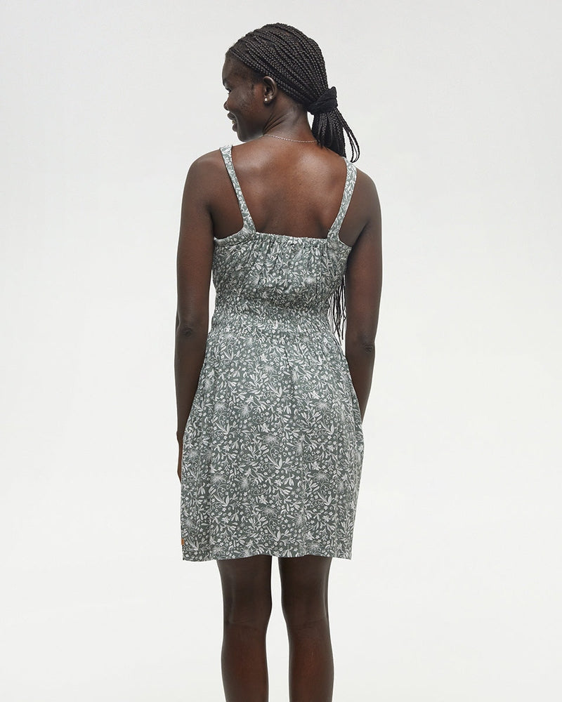 EcoWoven Crepe Smocked Dress