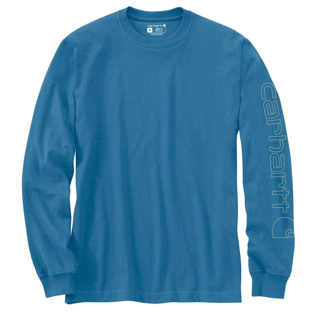 K231 Dearborn Loose LS Logo T-Shirt - Seasonal Colours