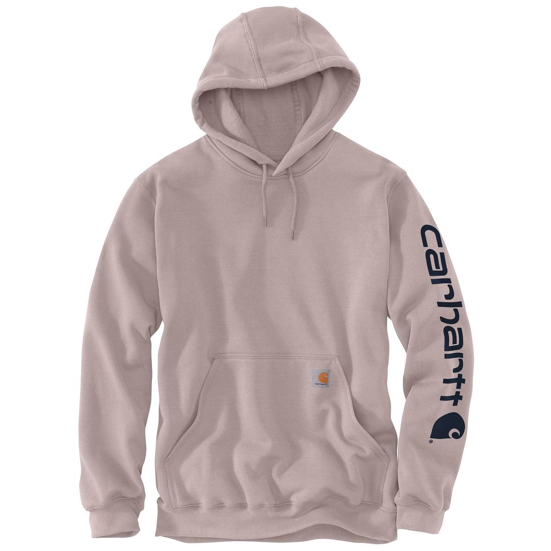 K288 Loose Fit Midweight Logo Sleeve Graphic Hoodie - Seasonal Colours